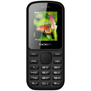 Мобильный телефон TEXET TM-130 чёрный