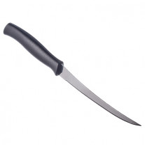 Нож нержавеющая сталь TRAMONTINA Athus для томатов 12.7см, чёрная ручка 23088/005 (871-166) (12)