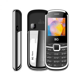 Мобильный телефон BQ 1415 NANO Черный+серебряный