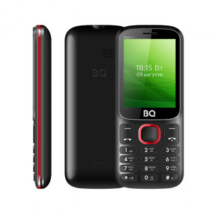 Мобильный телефон BQ 2440 STEP L+ Чёрный+красный