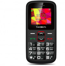 Мобильный телефон TEXET TM-B217 чёрный-красный