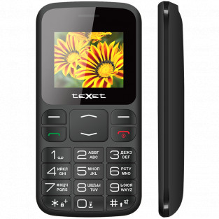 Мобильный телефон TEXET TM-B208 чёрный
